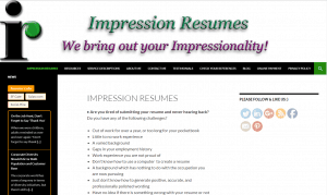 Resuming Impressions.com