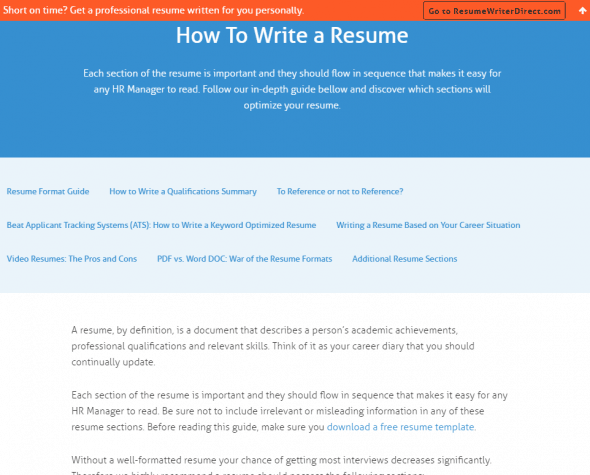 Writing Tips by Resume Companion