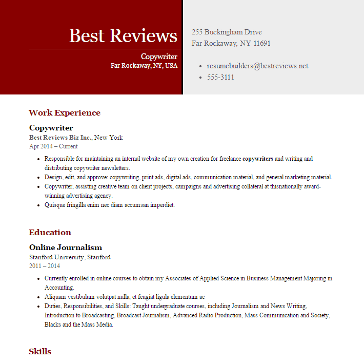 Super-Resume Sample Resume