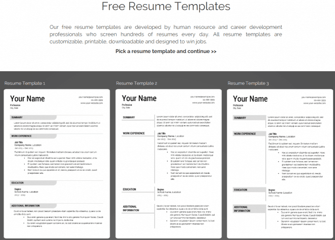 Super-Resume Available Templates