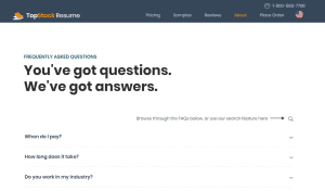 TopStack Resume FAQ